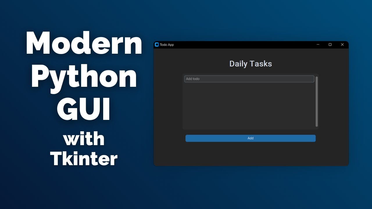 Python Desktop Apps with Tkinter [DOWNLOAD]